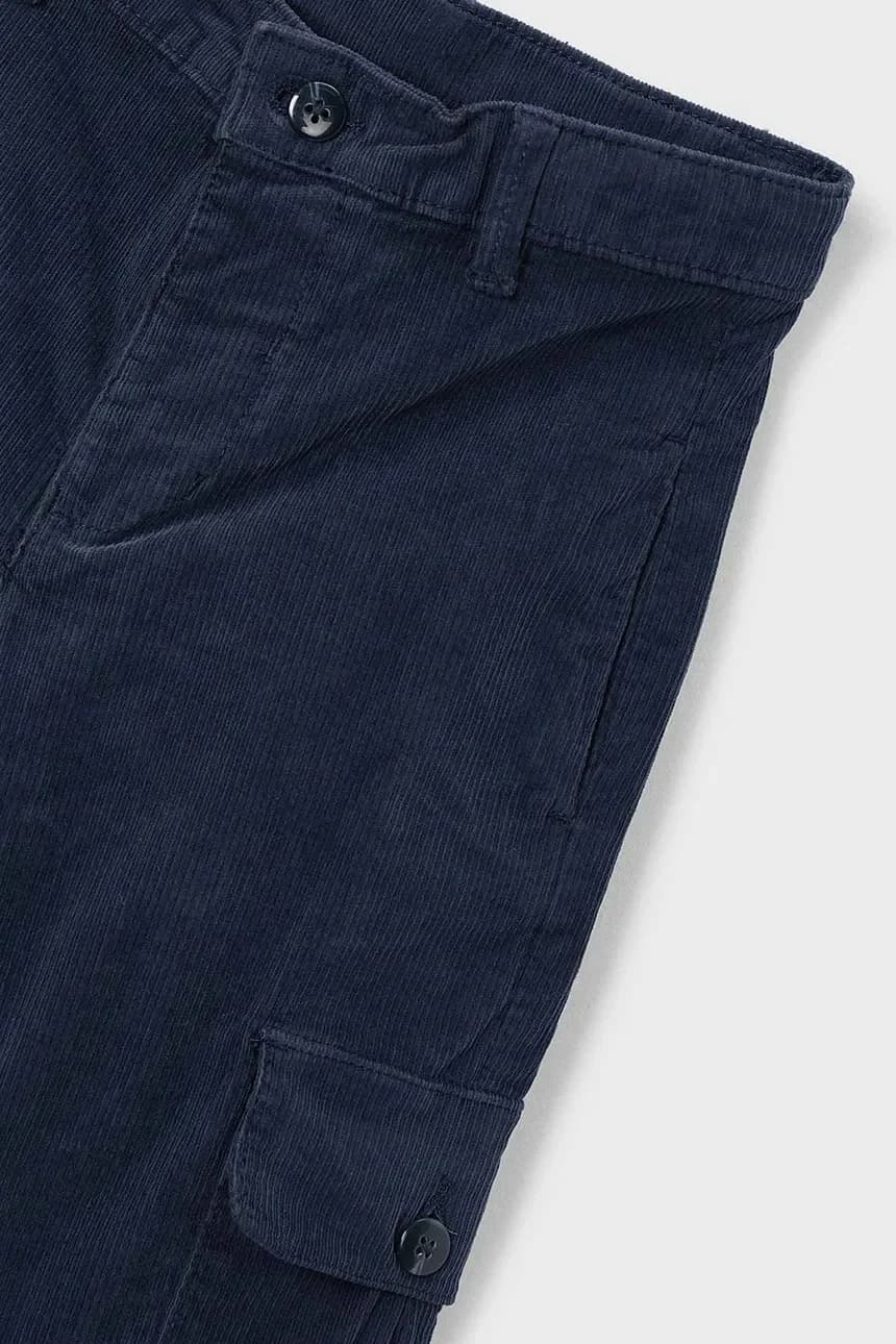 Детские вельветовые брюки-карго - фото 3