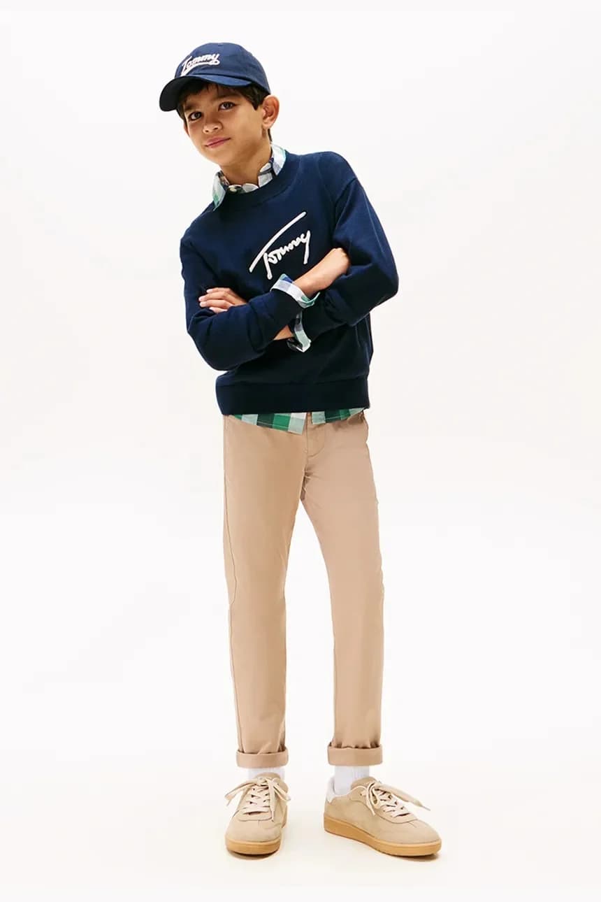 Детские хлопковые брюки