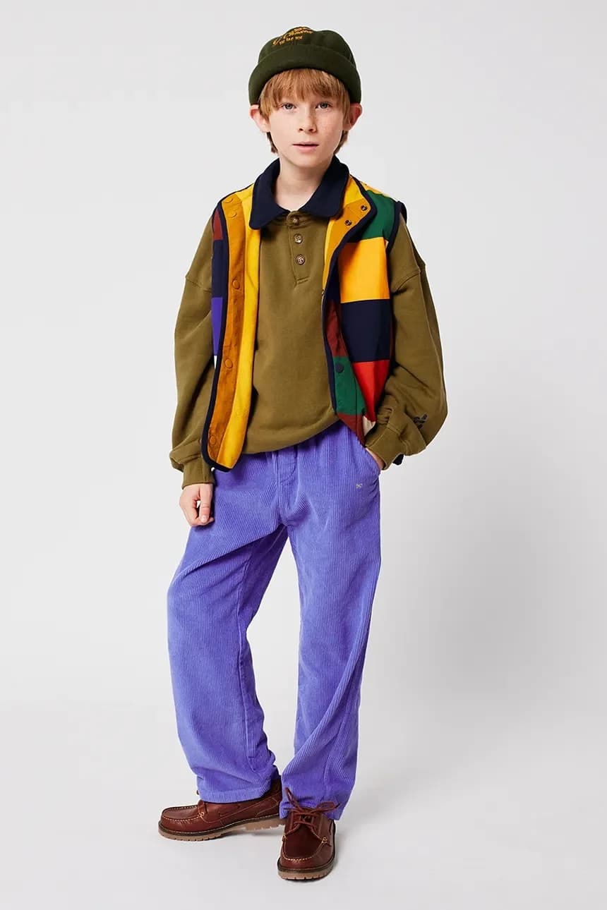 Детские хлопковые брюки