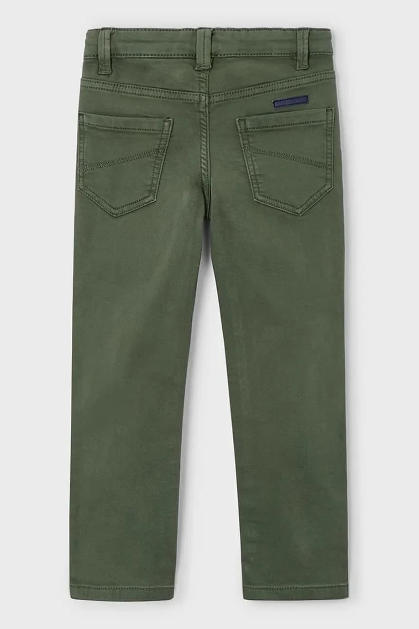 Детские мягкие брюки стандартного кроя. - фото 2