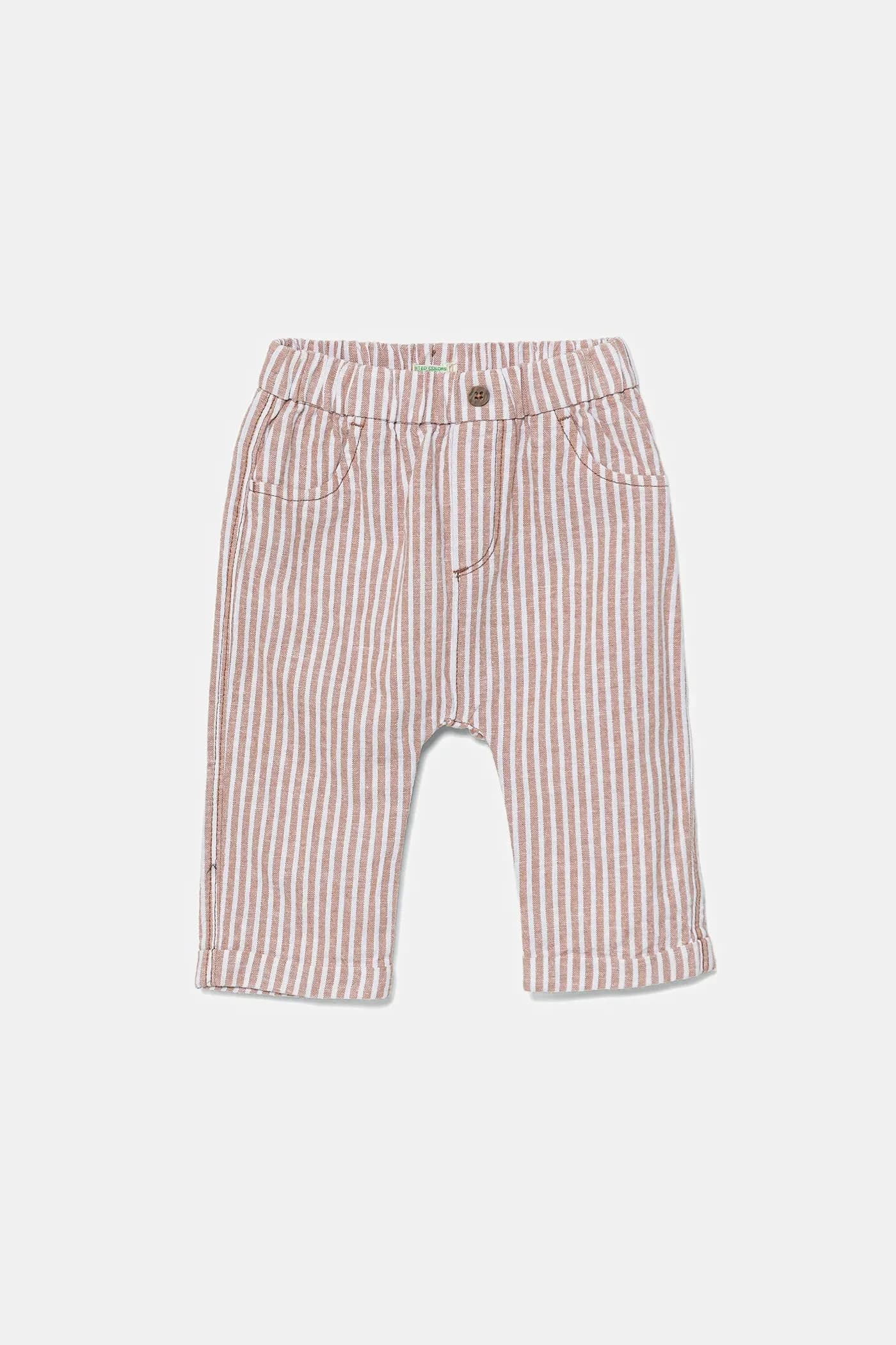 Детские льняные брюки