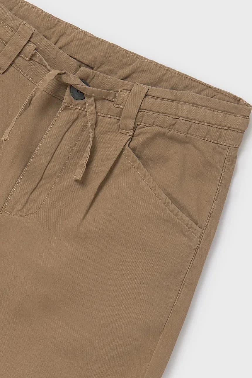 Детские хлопковые брюки свободного кроя. - фото 3