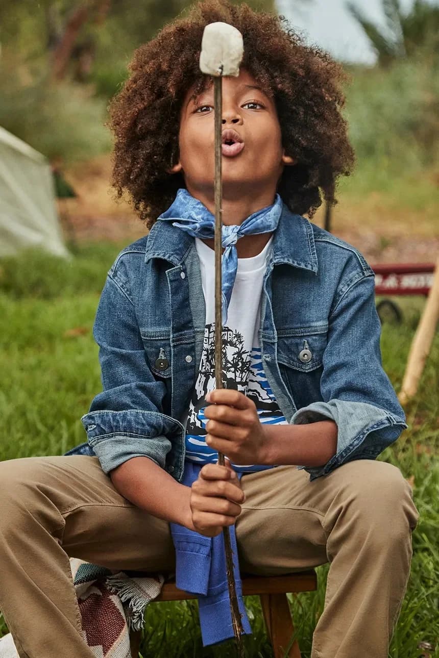 Детские хлопковые брюки свободного кроя. - фото 4