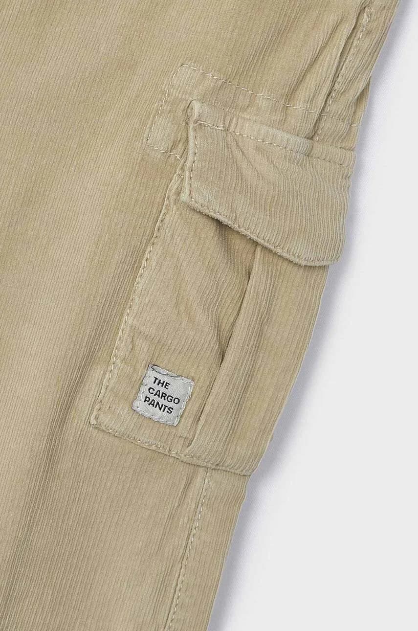 Детские вельветовые брюки-карго - фото 3