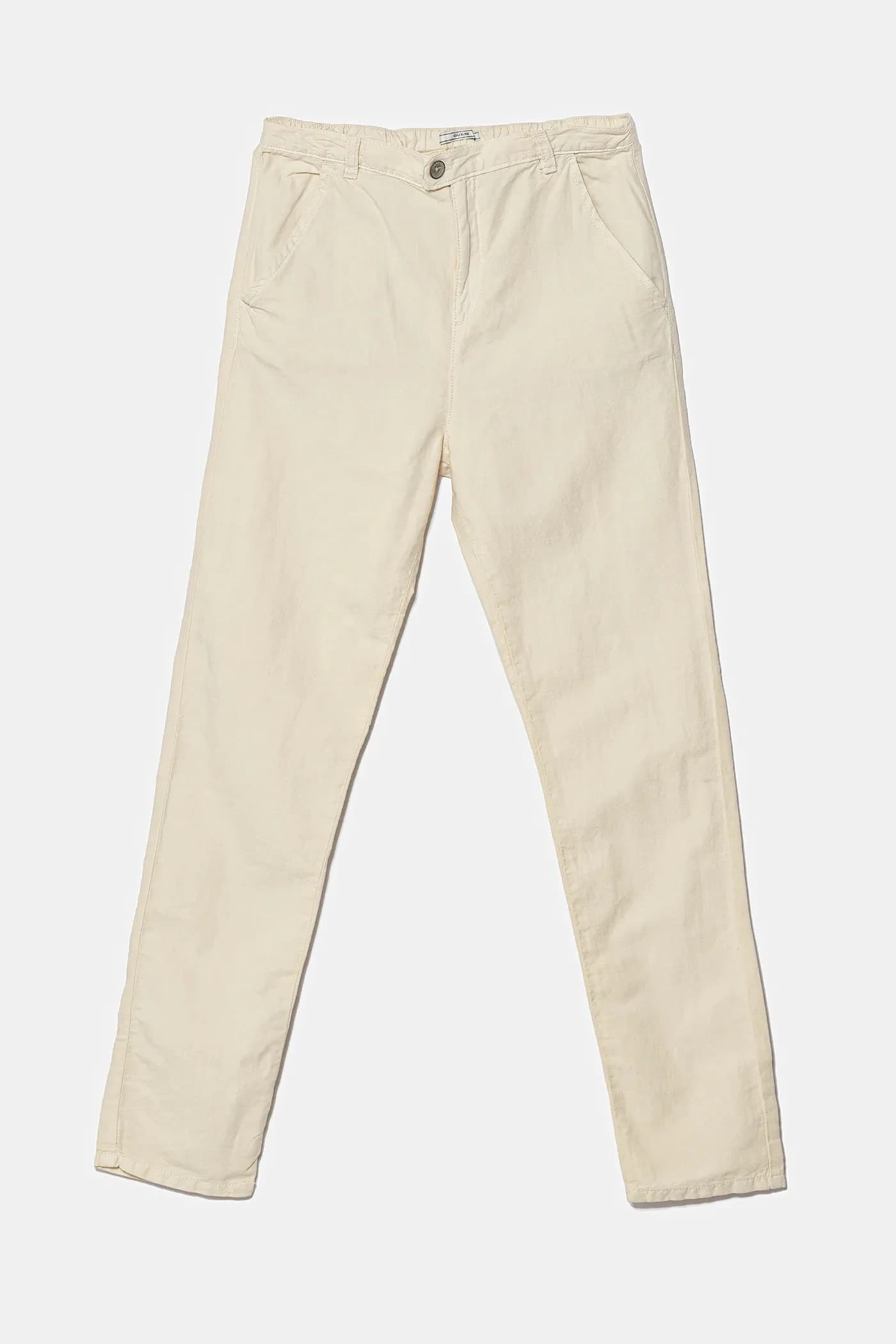 Детские брюки из смесового льна