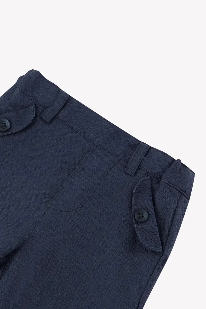 Детские льняные брюки - фото 3