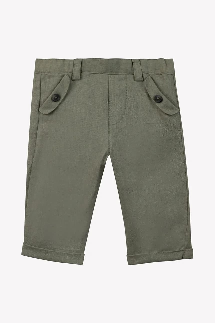 Детские льняные брюки