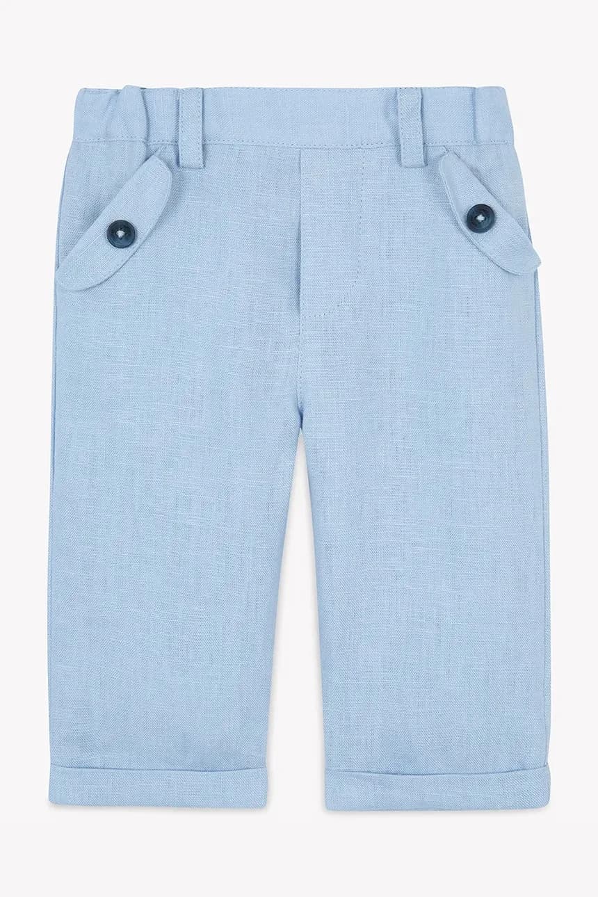 Детские льняные брюки