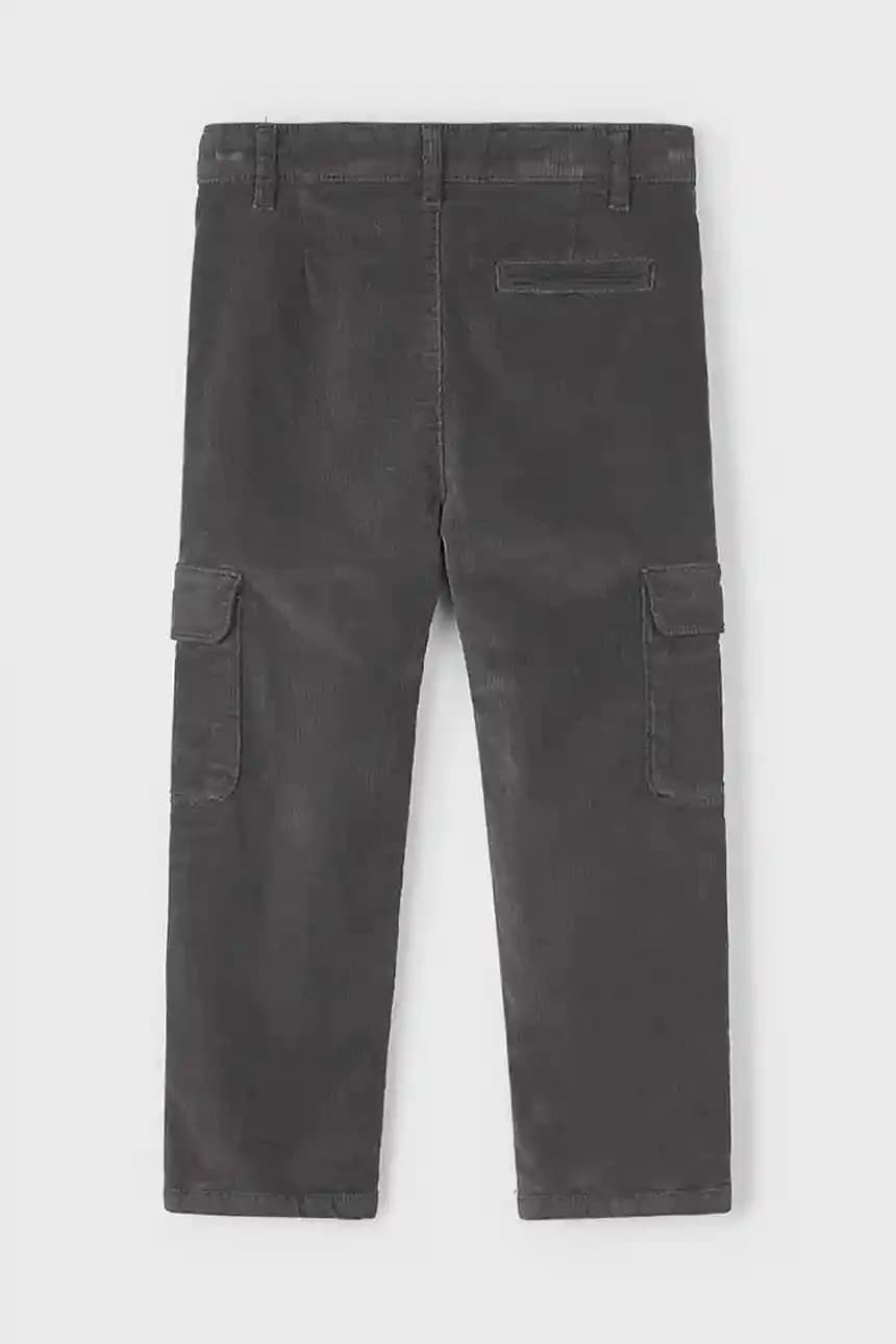 Детские вельветовые брюки-карго - фото 3