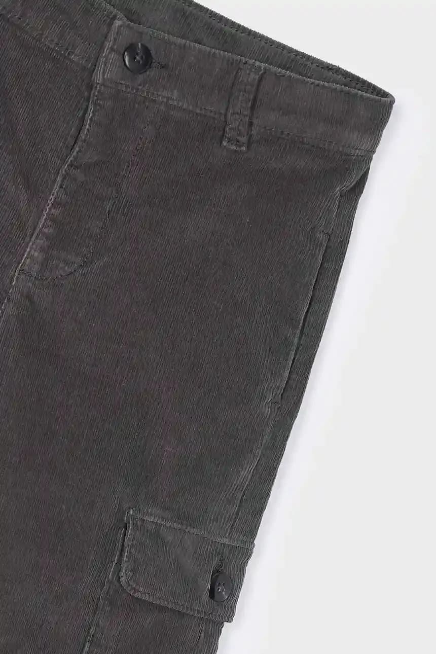 Детские вельветовые брюки-карго - фото 4