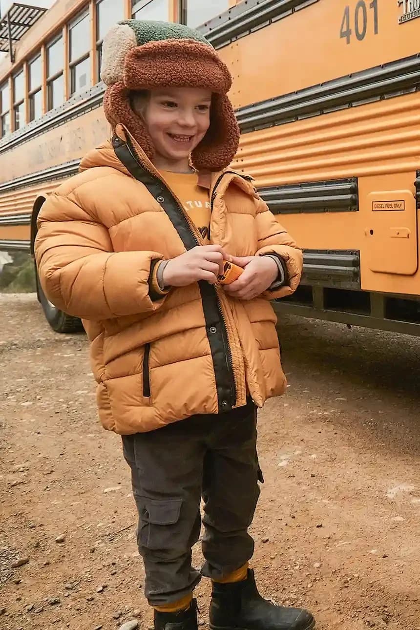 Детские вельветовые брюки-карго - фото 6