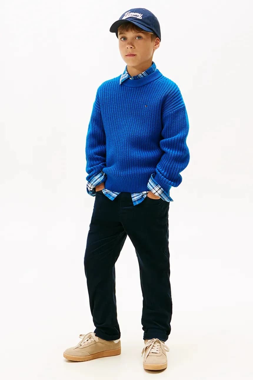 Детские хлопковые брюки