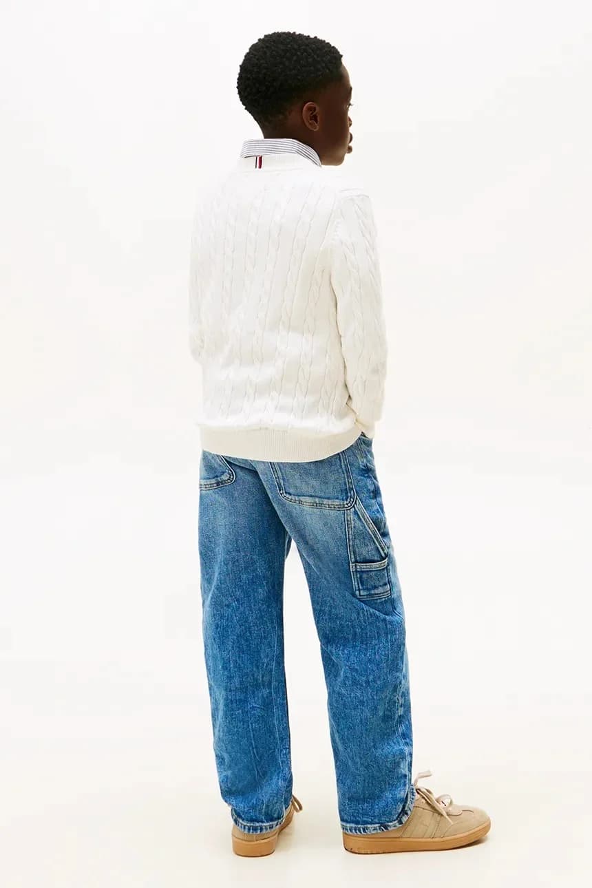 Детский хлопковый свитер - фото 4