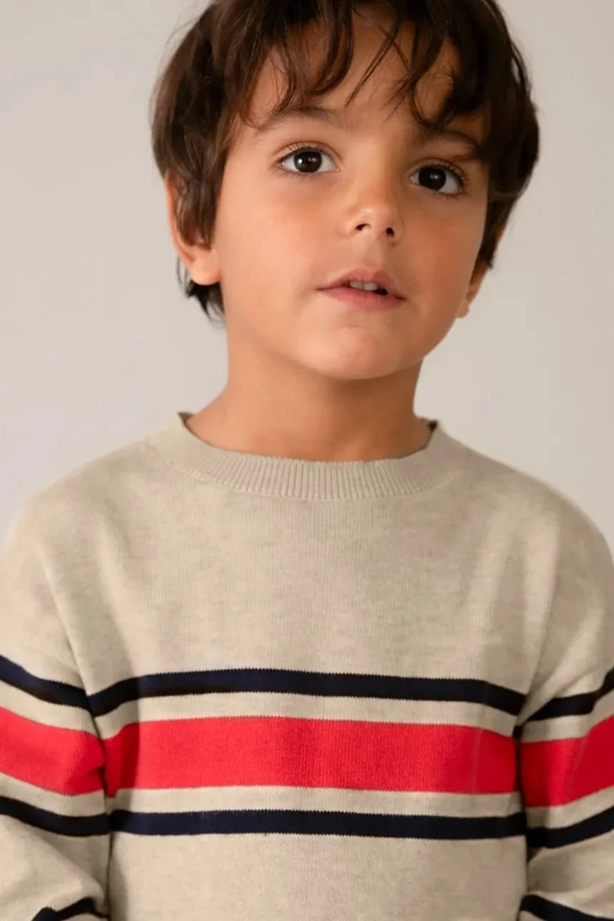 Детский хлопковый свитер - фото 5