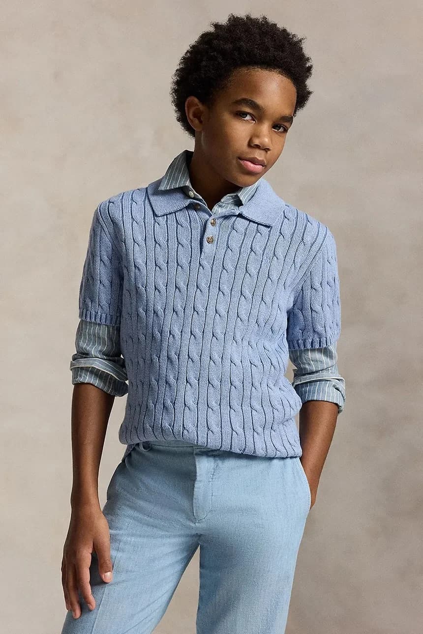 Детский хлопковый свитер