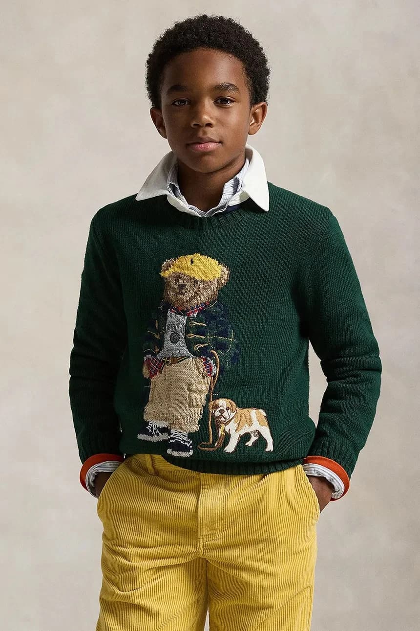 Детский хлопковый свитер