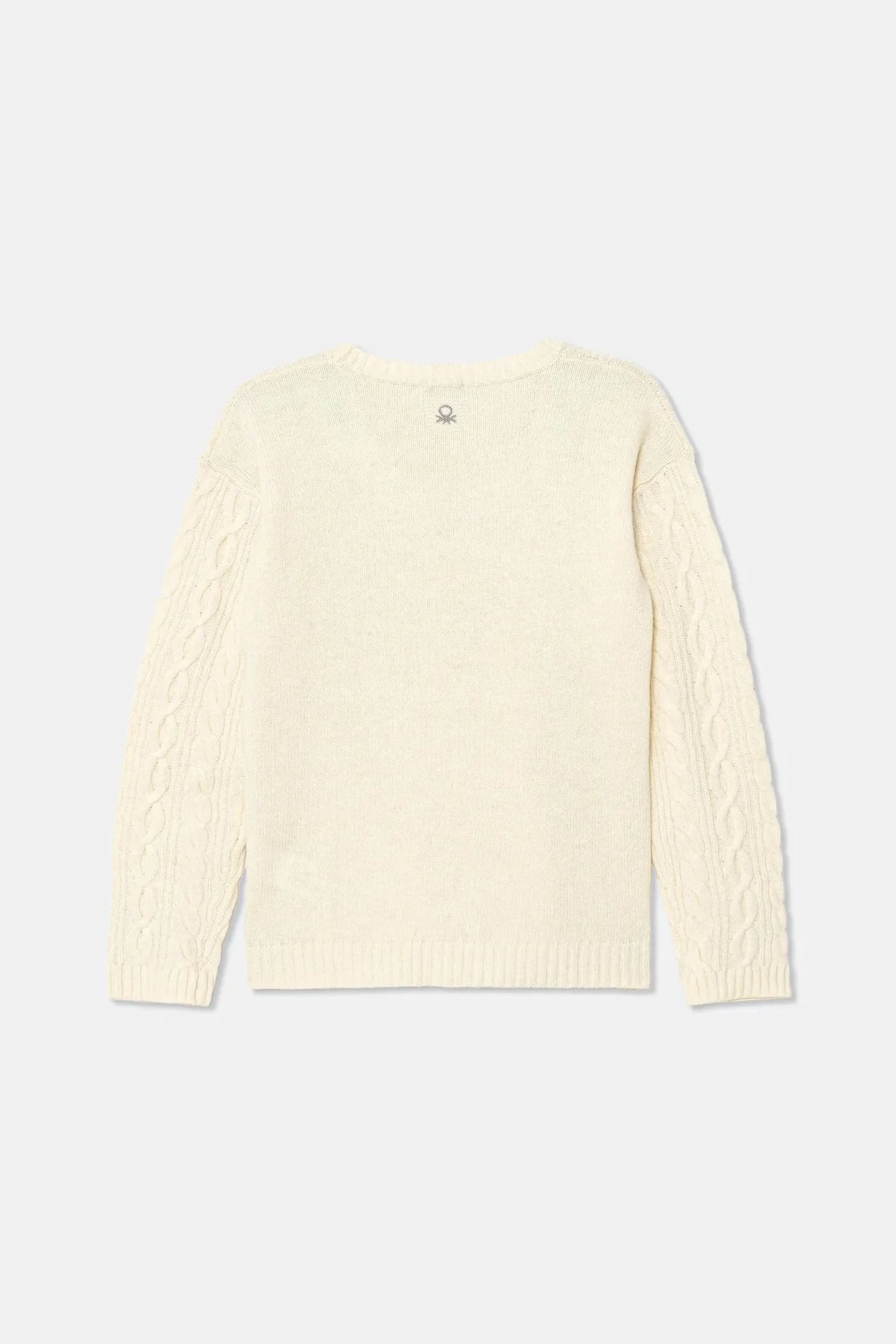 Детский свитер из смесовой шерсти - фото 2