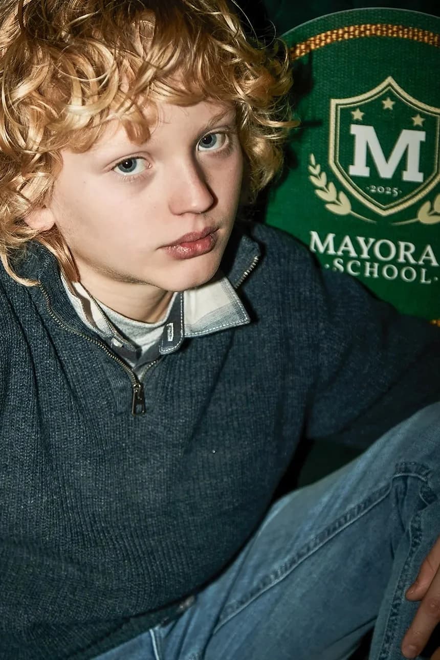 Детский хлопковый свитер