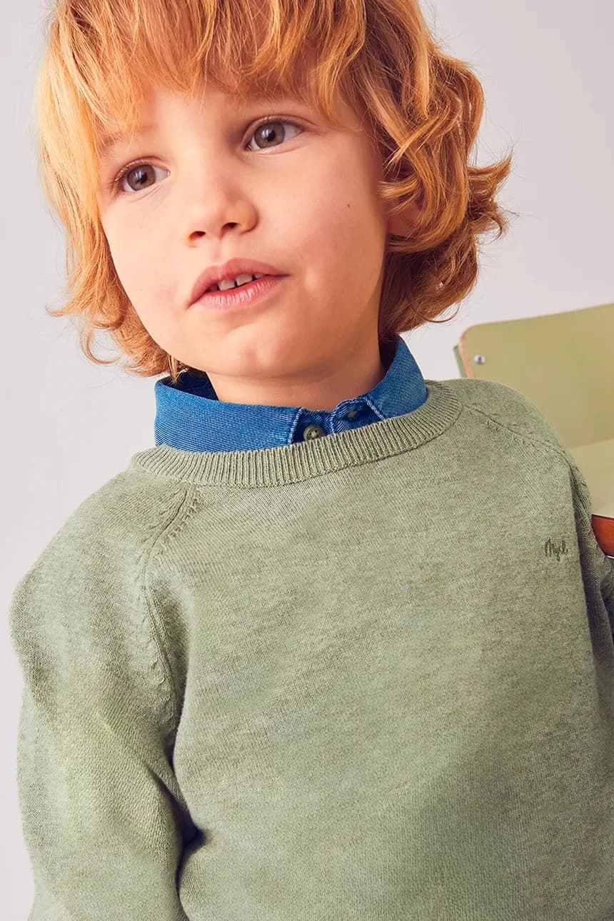 Детский хлопковый свитер - фото 5