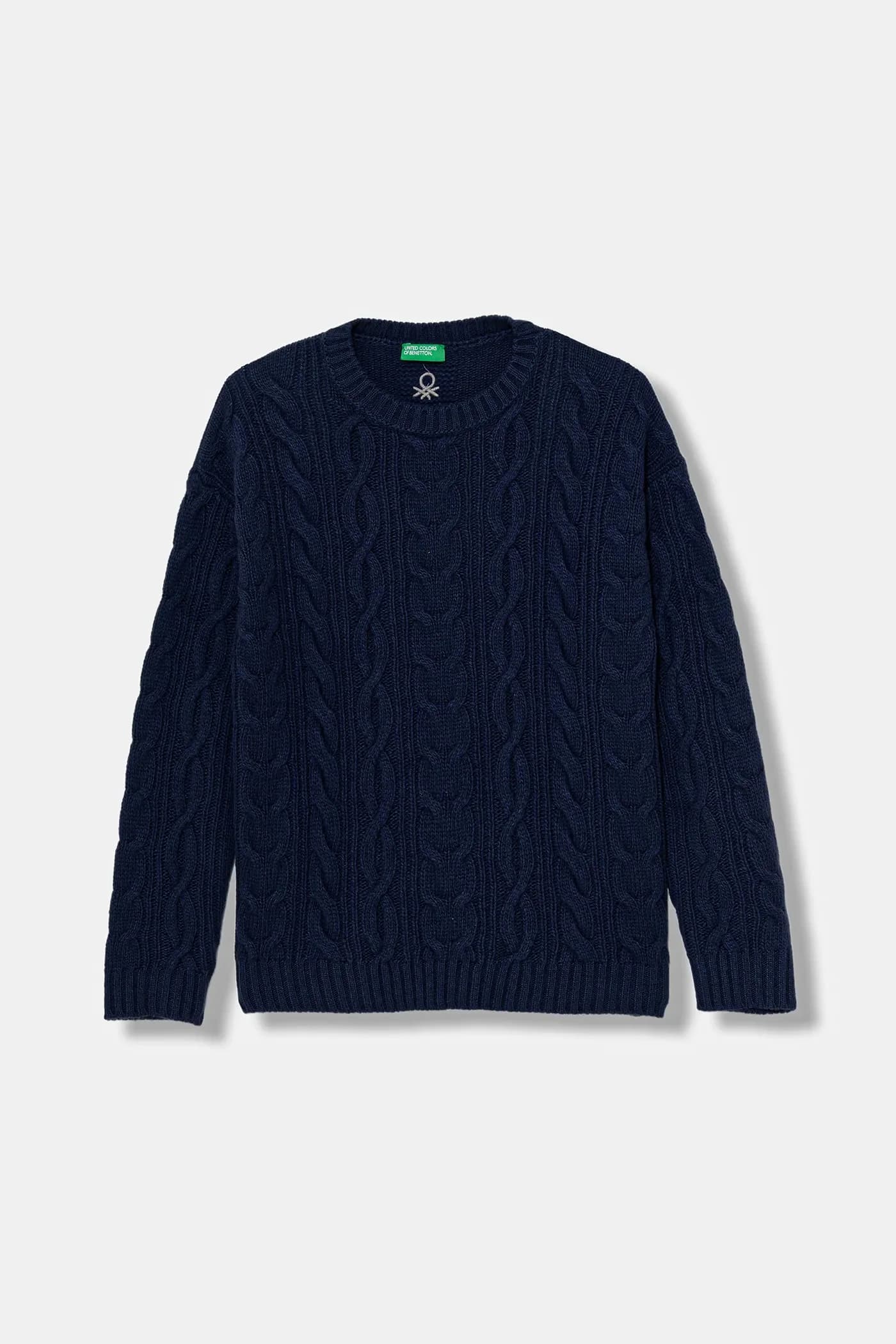 Детский свитер из смесовой шерсти