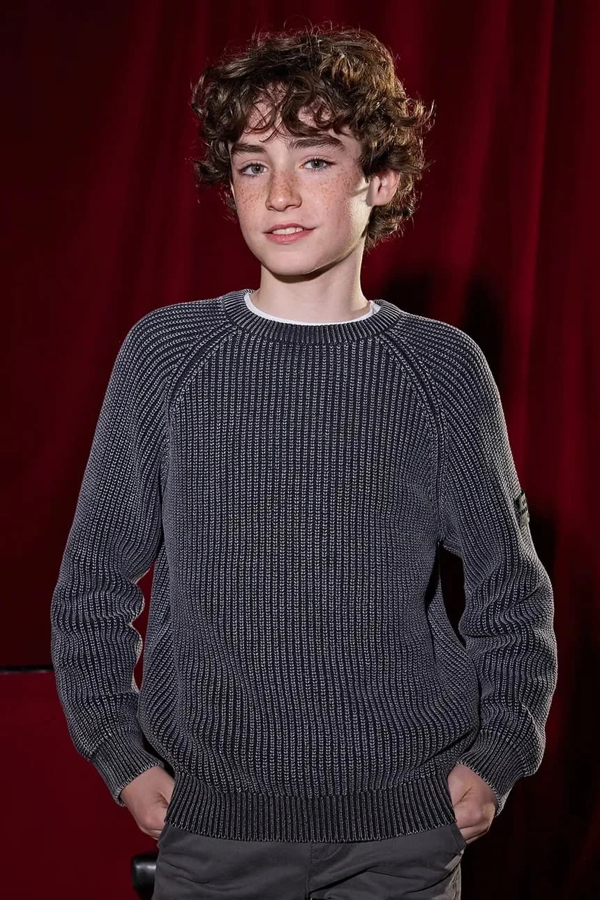 Детский хлопковый свитер