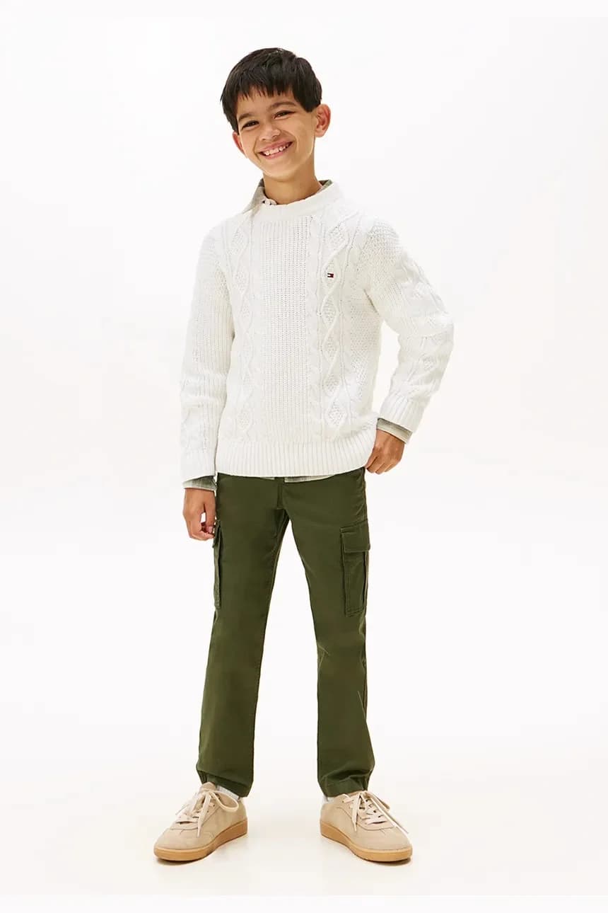 Детский хлопковый свитер - фото 4