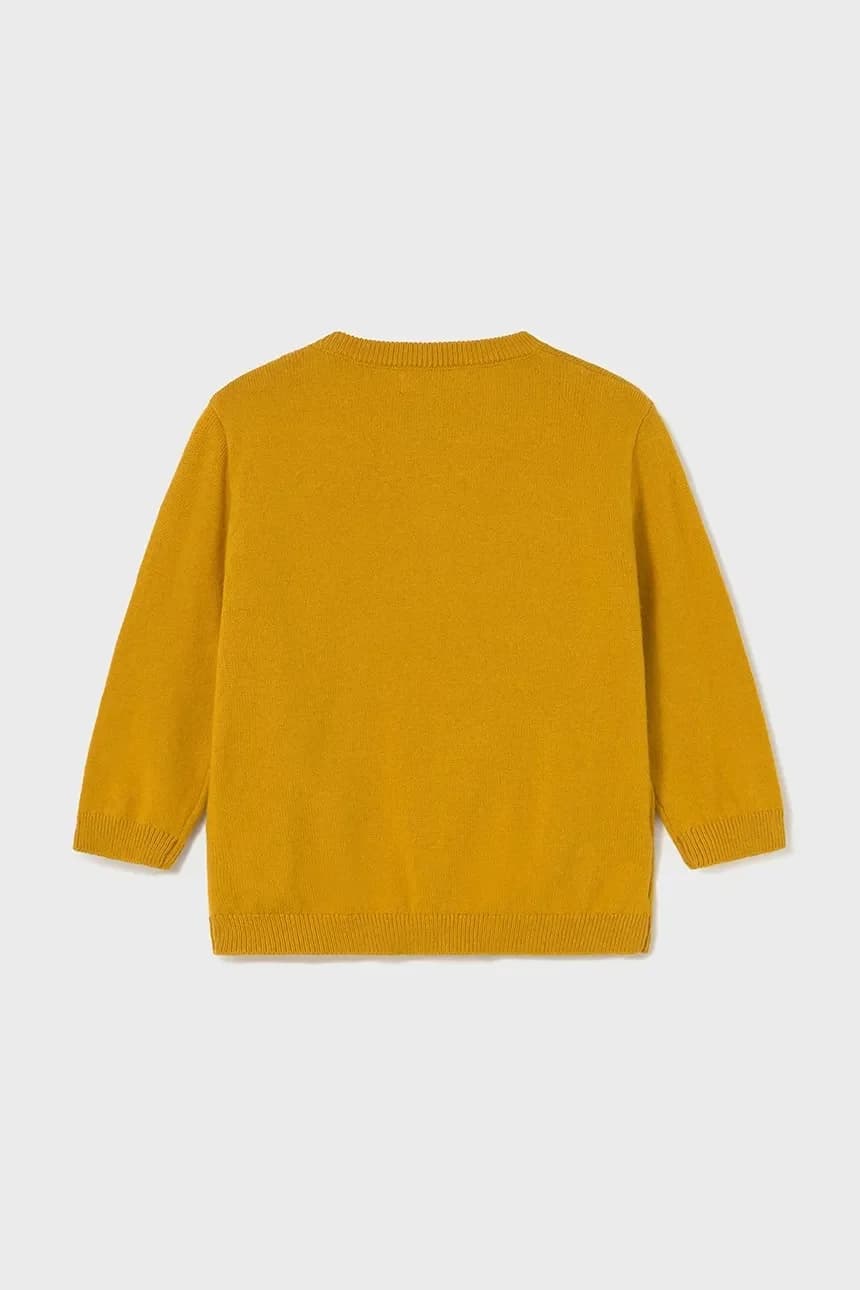 Детский свитер из смесовой шерсти - фото 3