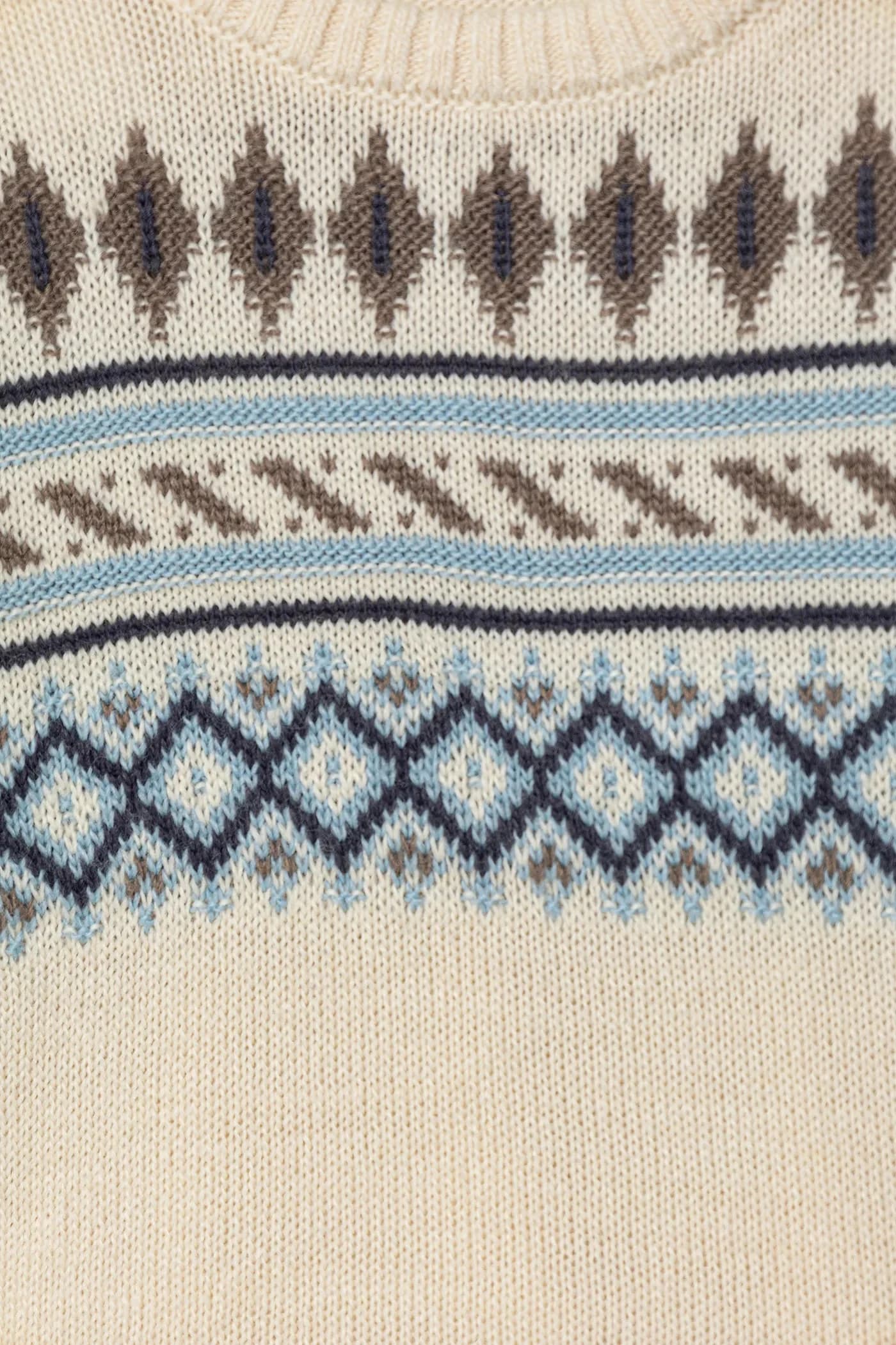 Детский свитер из смесовой шерсти - фото 3