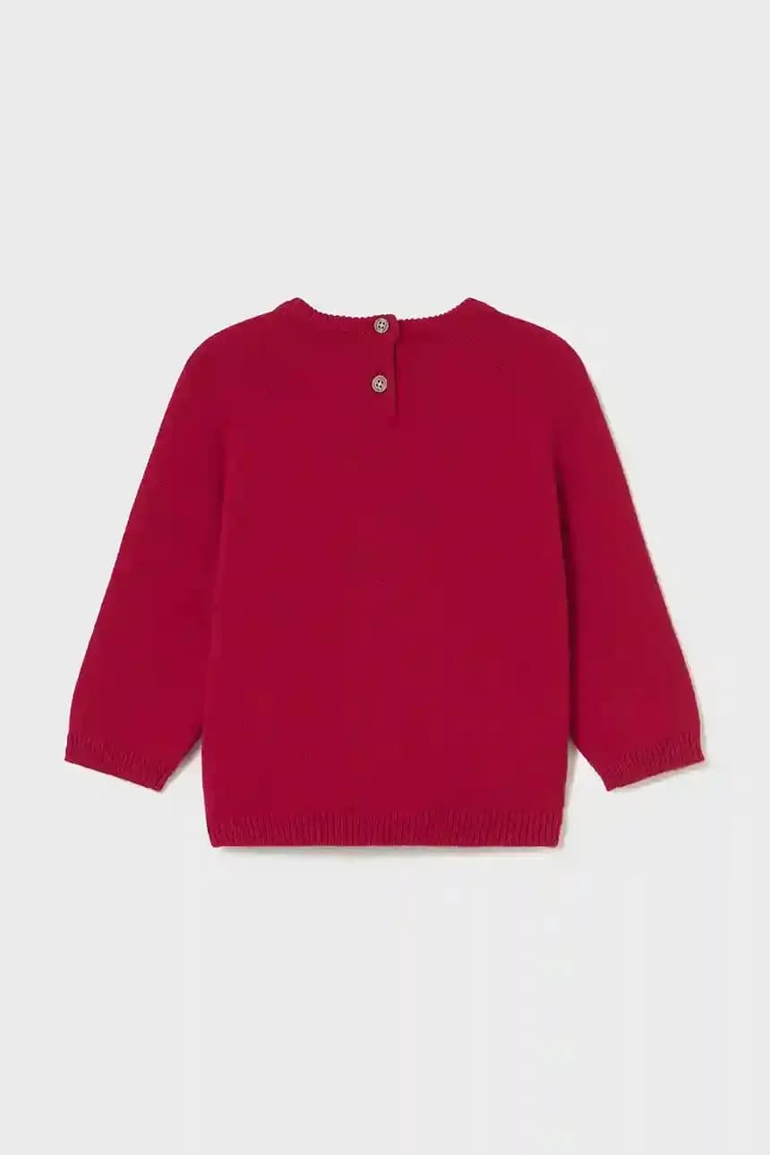 Детский свитер из смесовой шерсти - фото 3