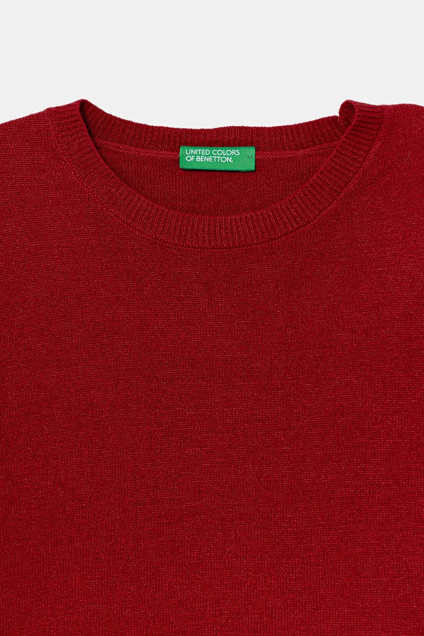 Детский свитер из смесовой шерсти - фото 3