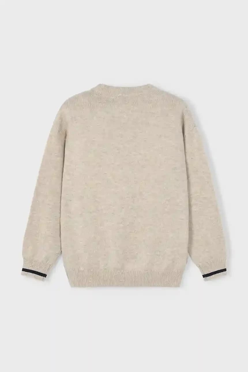 Детский свитер из смесовой шерсти - фото 3