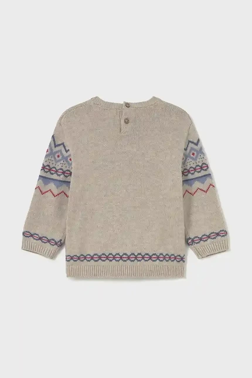 Детский свитер из смесовой шерсти - фото 3