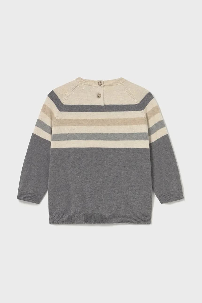 Детский свитер из смесовой шерсти - фото 3