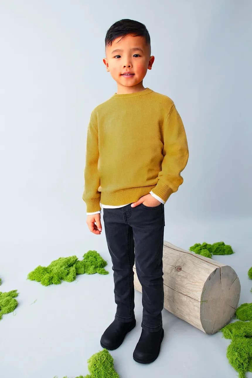 Детский хлопковый свитер - фото 5