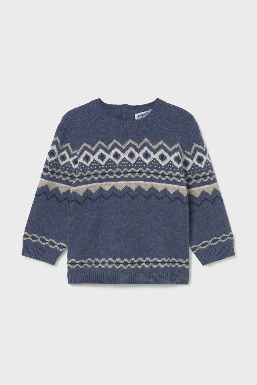 Детский свитер из смесовой шерсти