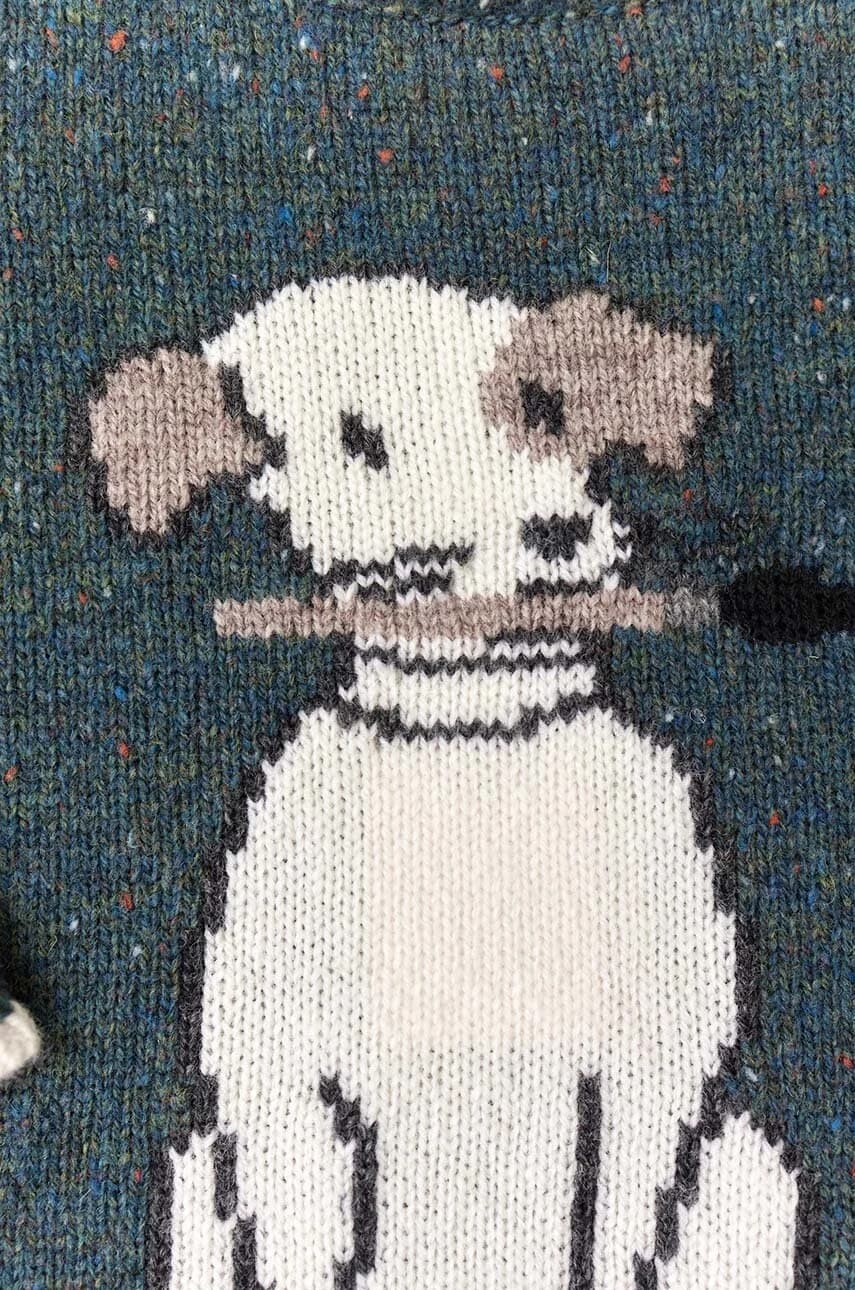 Детский шерстяной свитер - фото 4