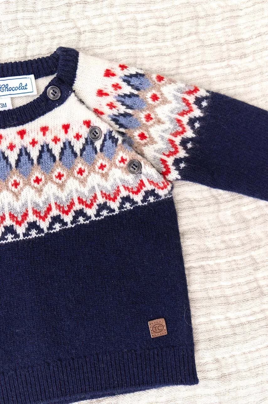 Детский шерстяной свитер - фото 5