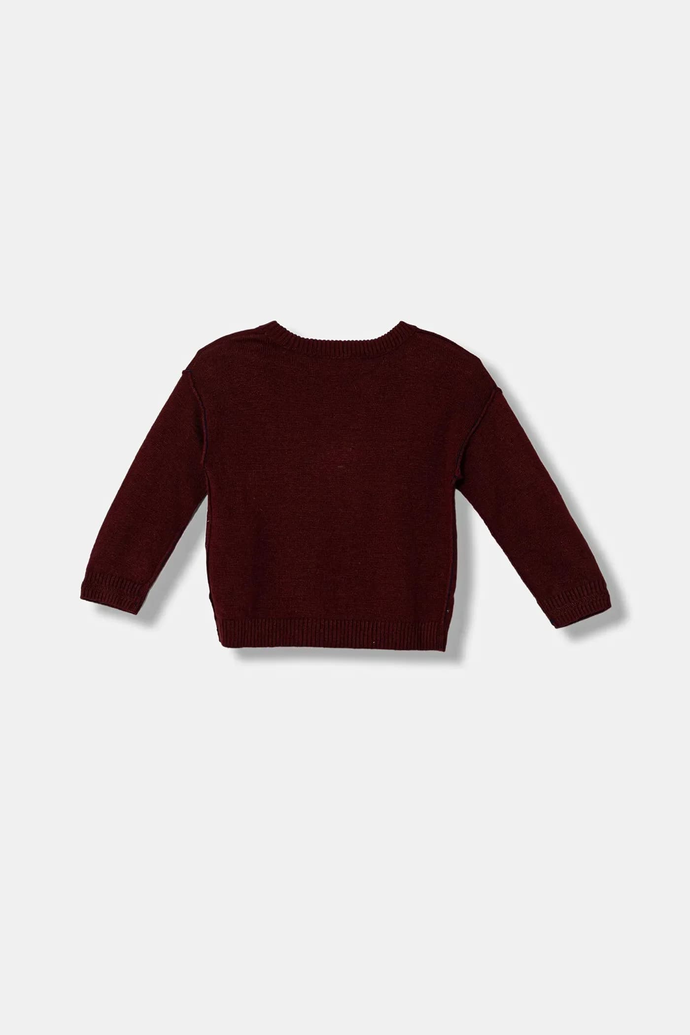 Детский свитер из смесовой шерсти - фото 2