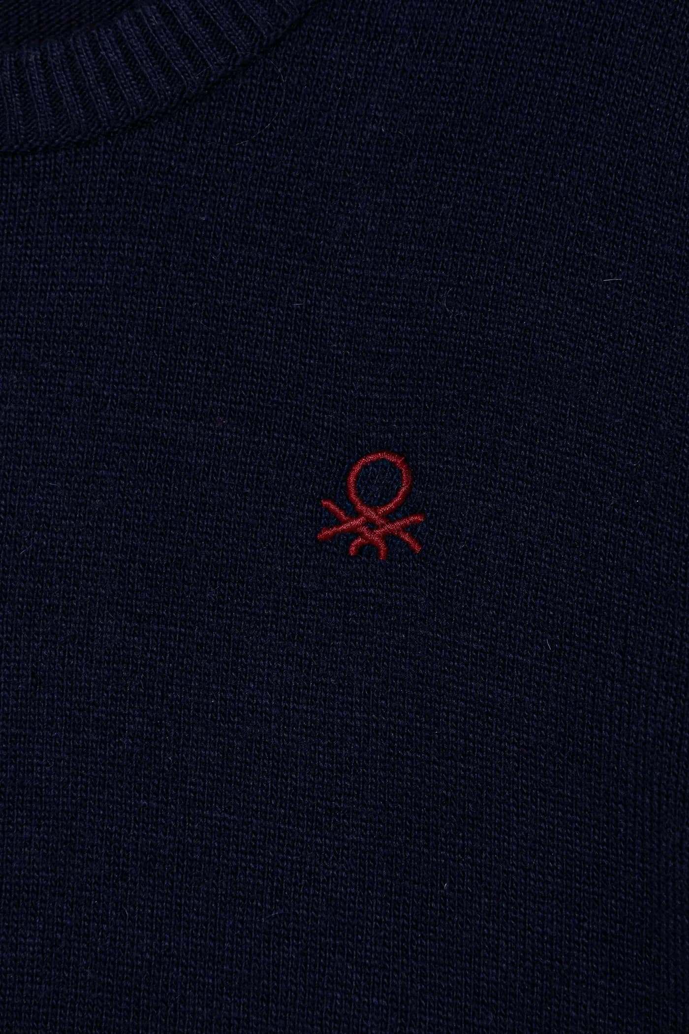 Детский свитер из смесовой шерсти - фото 3