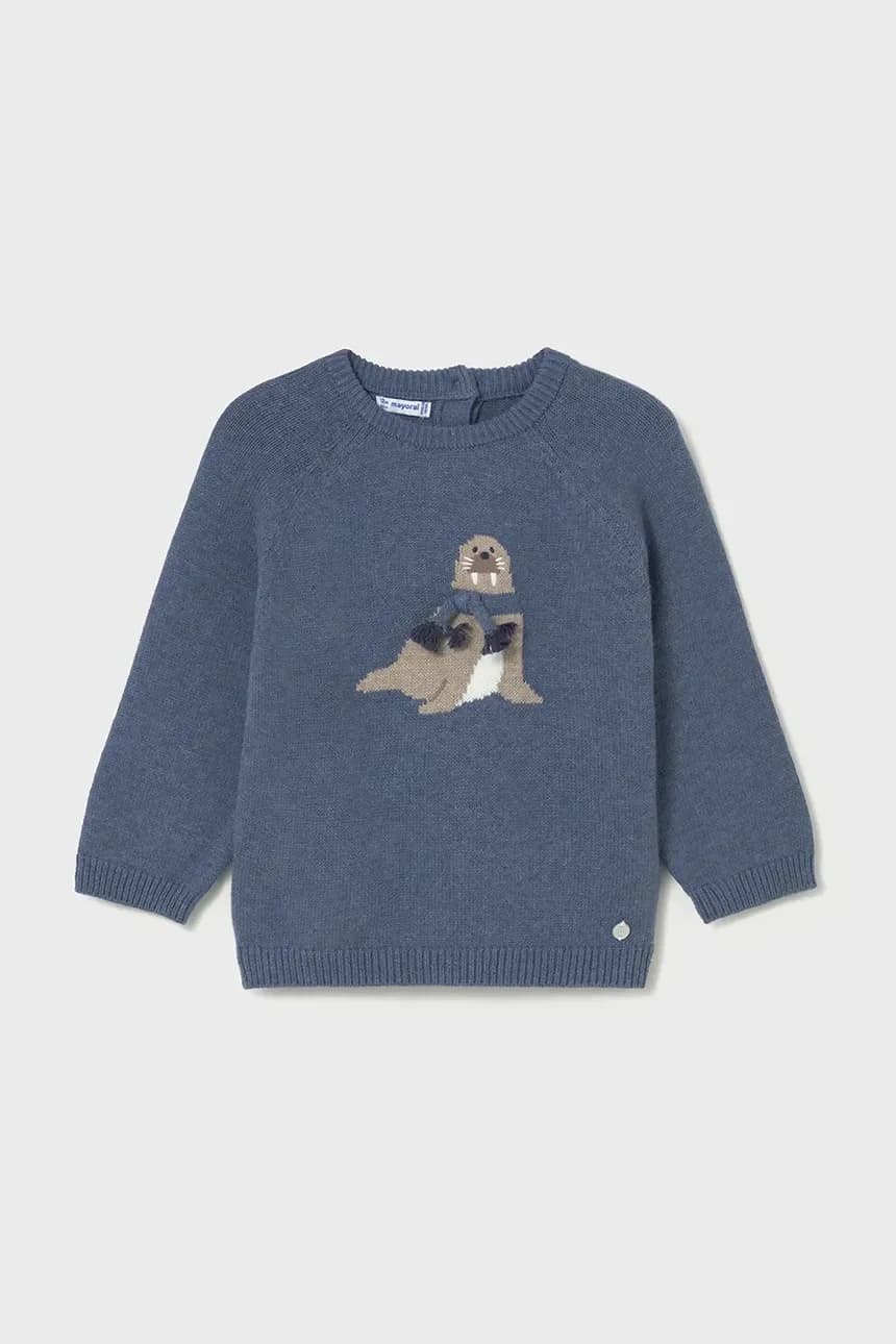 Детский свитер из смесовой шерсти