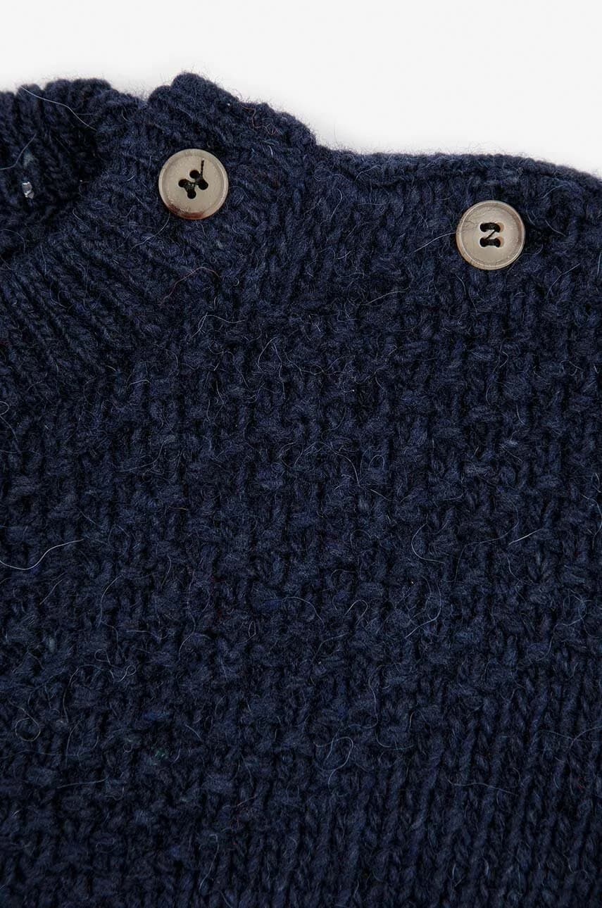 Детский свитер из смесовой шерсти - фото 4