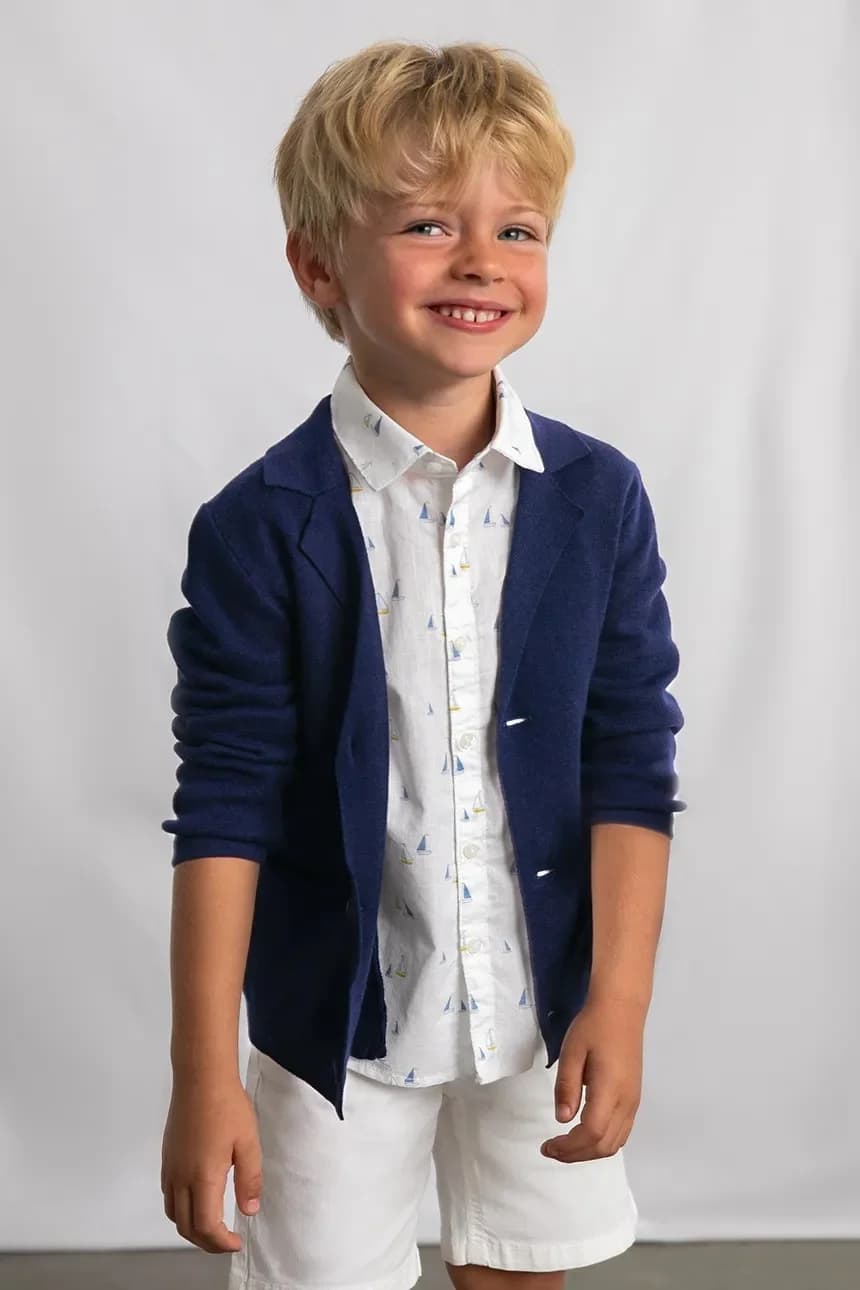 Детский хлопковый кардиган