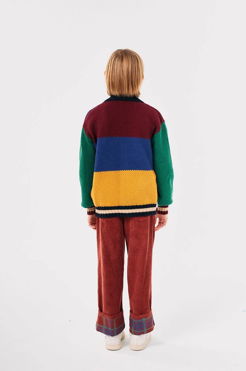 Детский кардиган из смесовой шерсти - фото 8