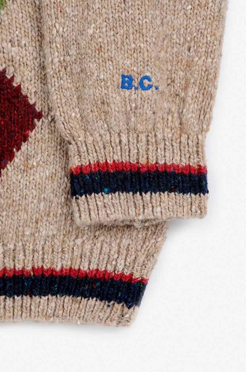 Детский кардиган из смесовой шерсти Diamonds - фото 3