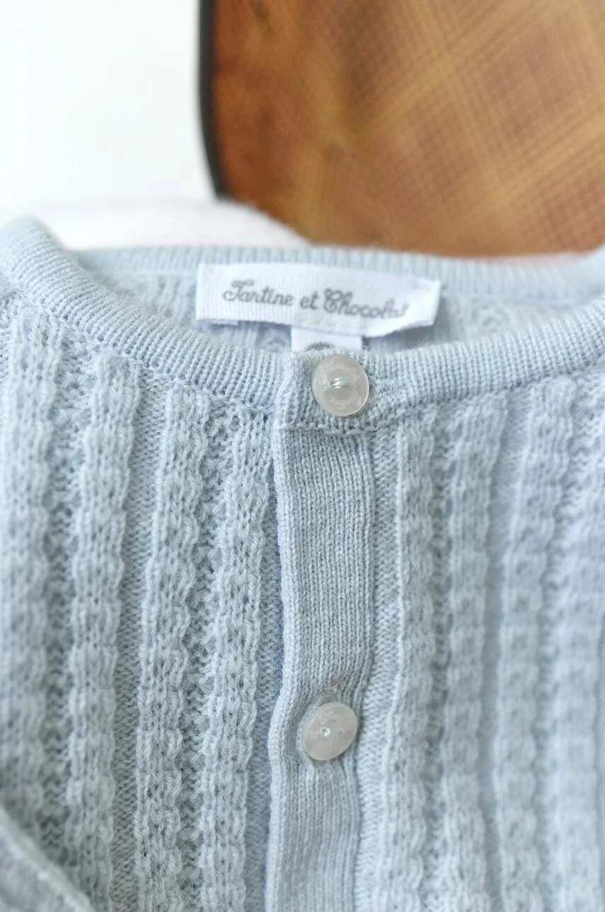 Детский шерстяной кардиган - фото 5