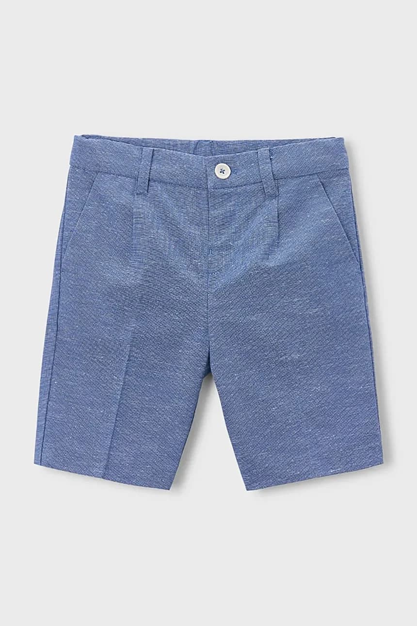 Детские шорты из смесового льна