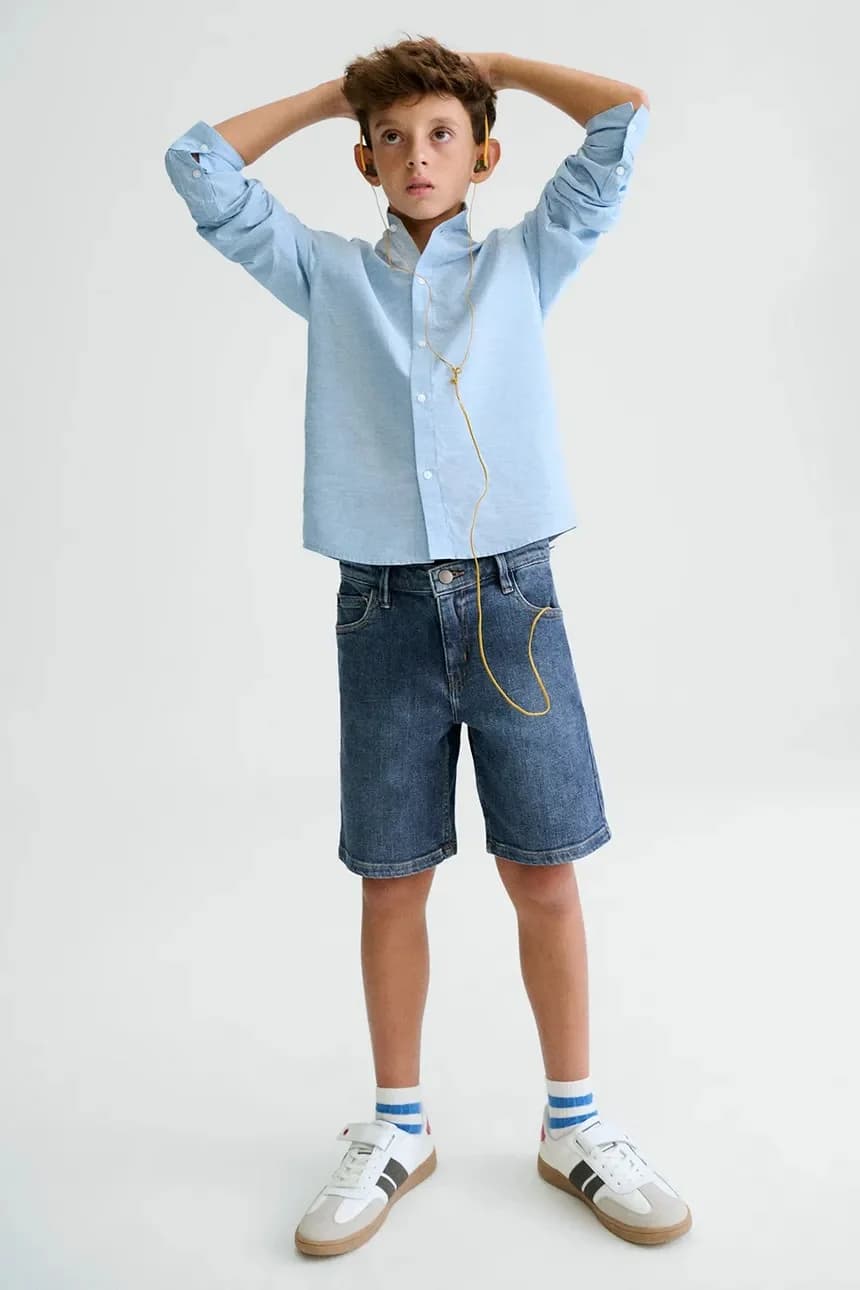 Детские джинсовые шорты