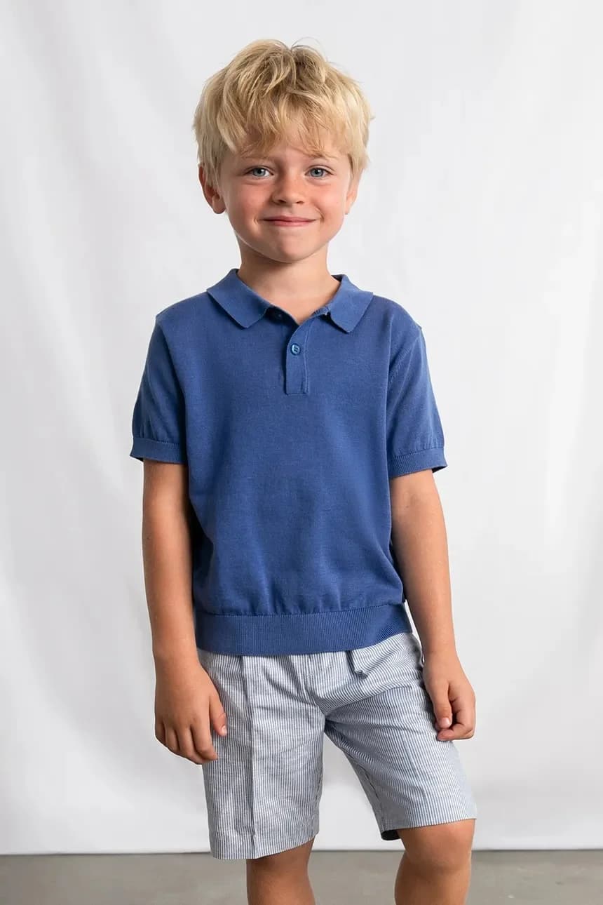 Детские шорты из смесового льна