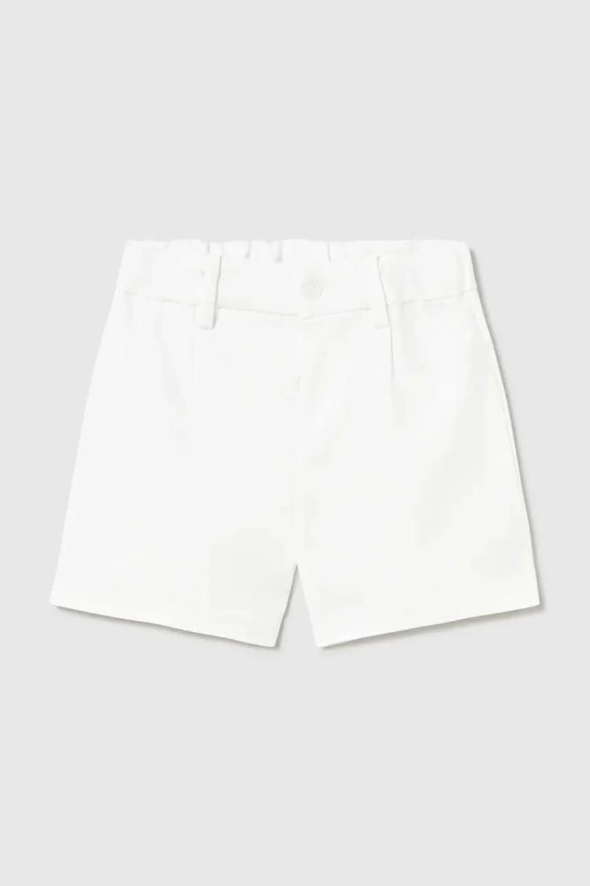 Детские шорты из смесового льна