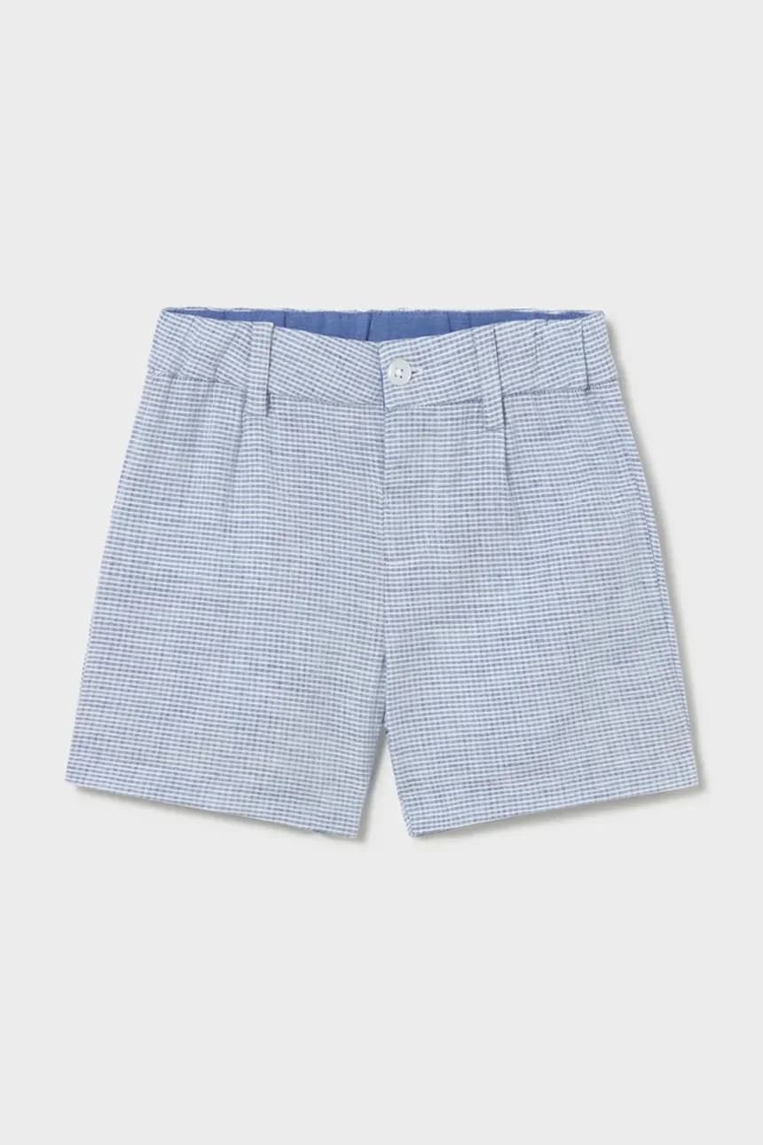 Детские шорты из смесового льна